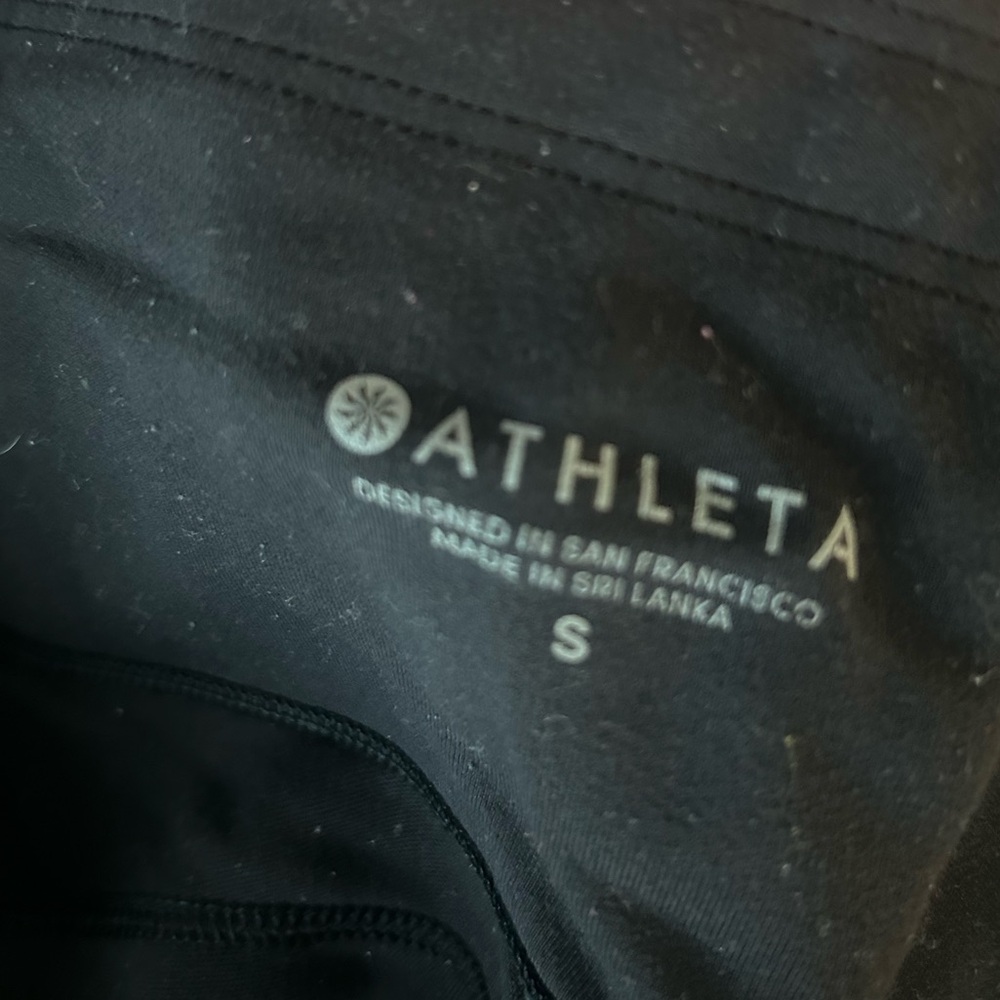 Athleta Black Capri Leggings w/ Pockets